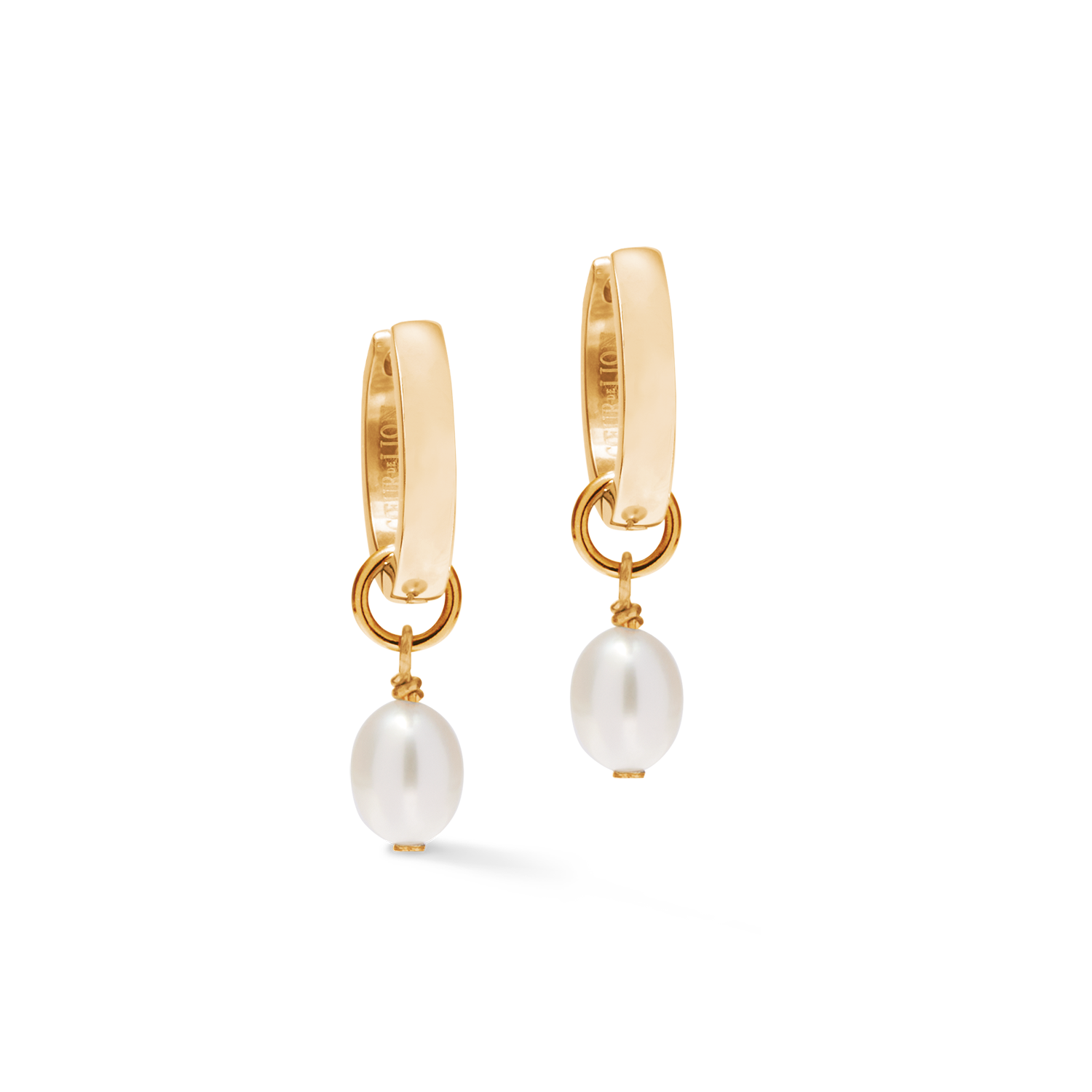 Creole Cosmic Pearls deep gold von COEUR DE LION – Detailaufnahme