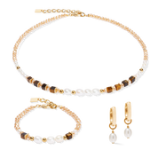 Creole Cosmic Pearls deep gold von COEUR DE LION – im Set mit passenden Schmuckstücken