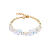 Armband Dancing Crystals & Pearls gold von COEUR DE LION