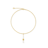 Halskette Pearl & Spikes Drop gold