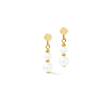 Ohrringe Pearl & Spikes Drop gold