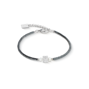Armband Edge & Grace anthrazit-silber von COEUR DE LION
