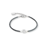Armband Edge & Grace anthrazit-silber