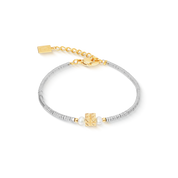 Armband Edge & Grace silber-gold von COEUR DE LION