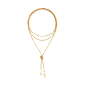 Halskette Serene Knot Chain gold von COEUR DE LION