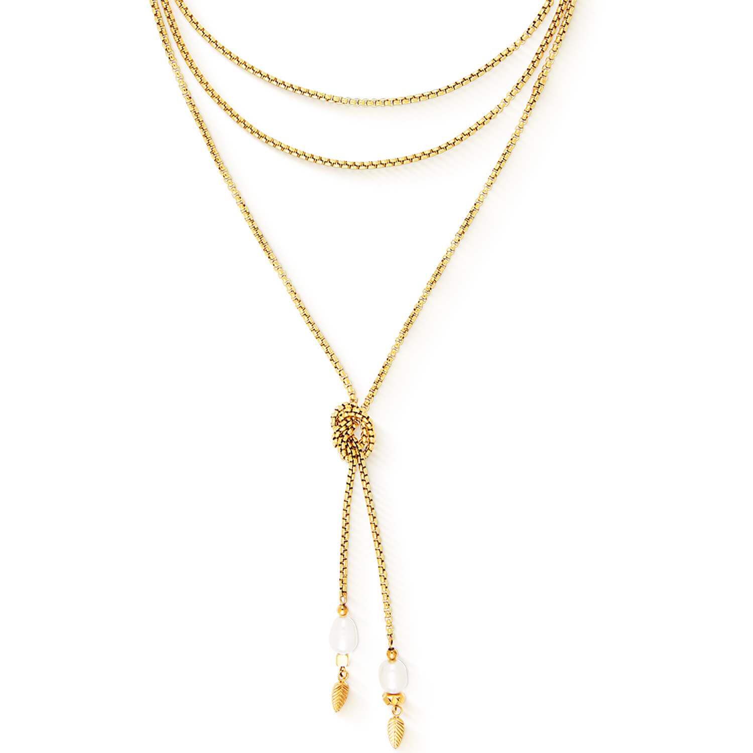 Halskette Serene Knot Chain gold