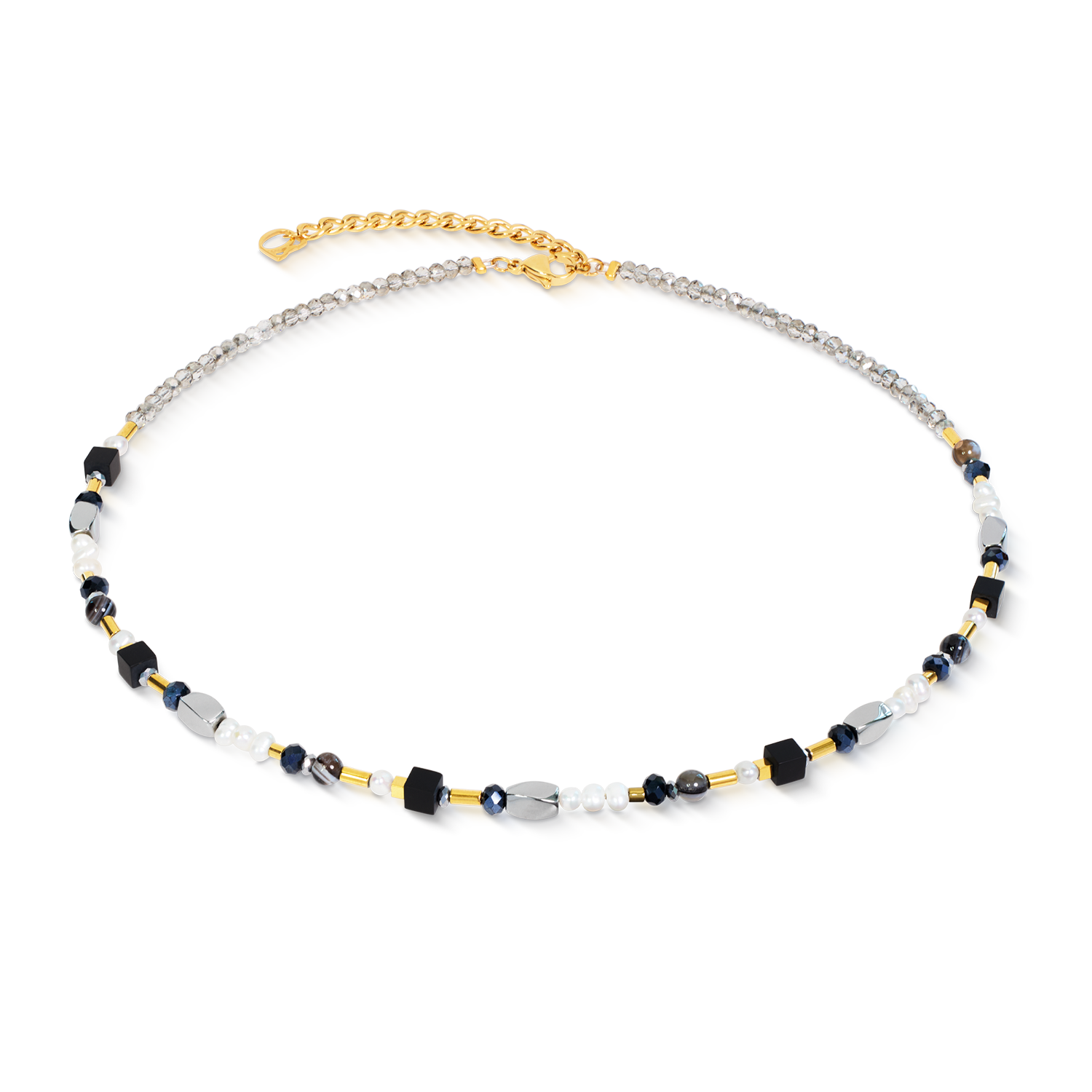 Halskette Mosaic Night gold