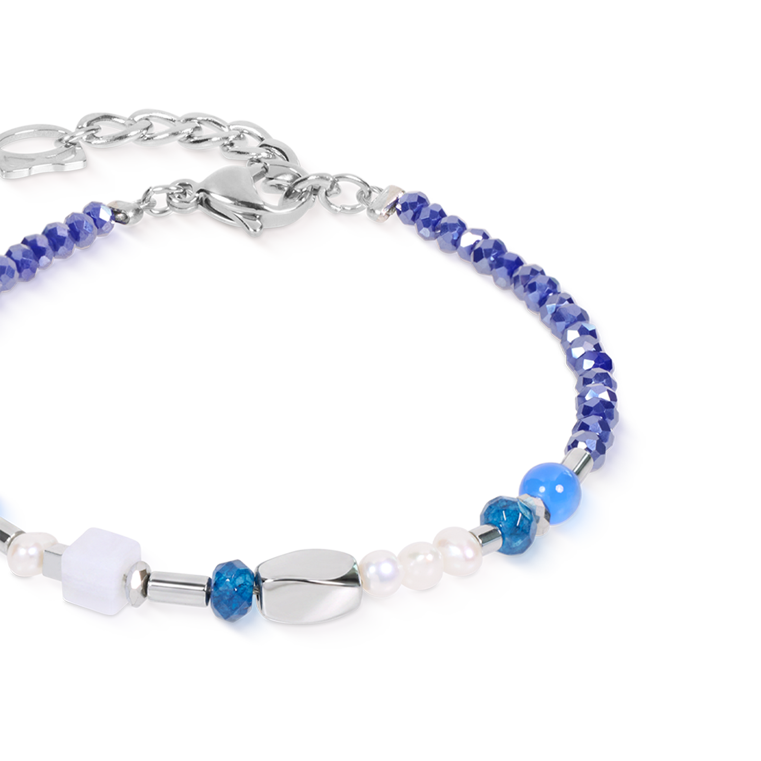 Armband Mosaic Sky silber