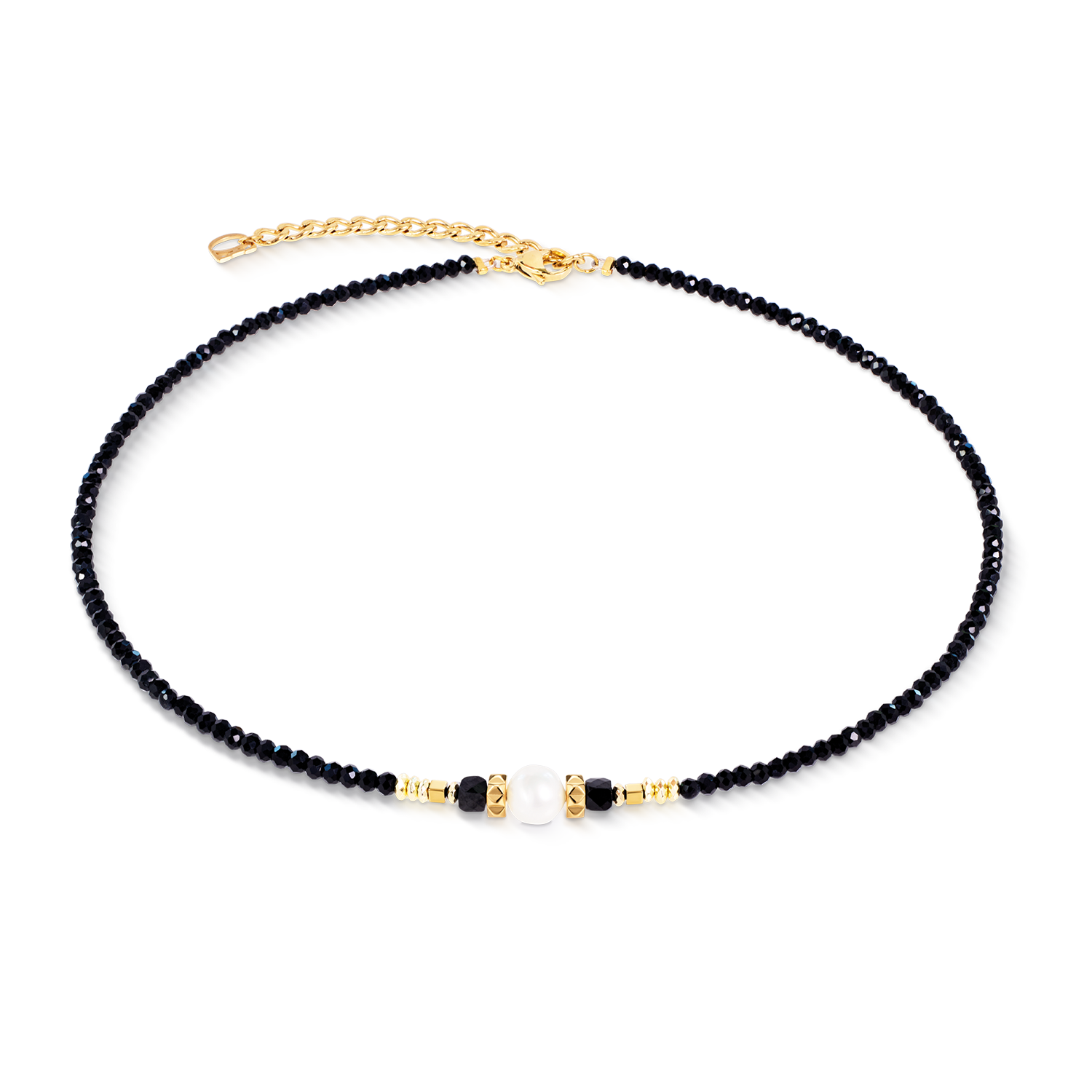 Halskette Astoria Noir Pearl Gold