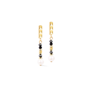 Ohrstecker Astoria Noir Pearl Gold von COEUR DE LION