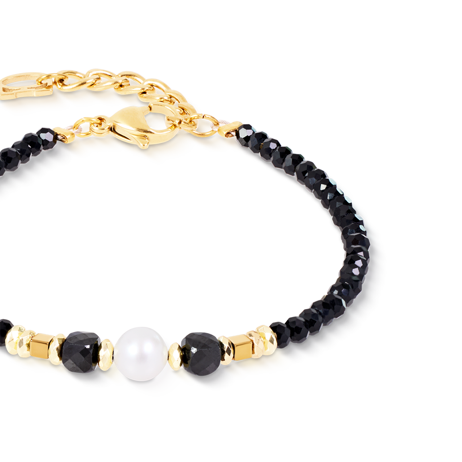 Armband Astoria Noir Pearl Gold
