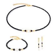 Armband Astoria Noir Pearl Gold von COEUR DE LION – im Set mit passenden Schmuckstücken