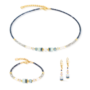 Ohrhänger Atelier Azur Gold von COEUR DE LION – im Set mit passenden Schmuckstücken