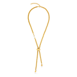 Structure Y-Halskette Gold