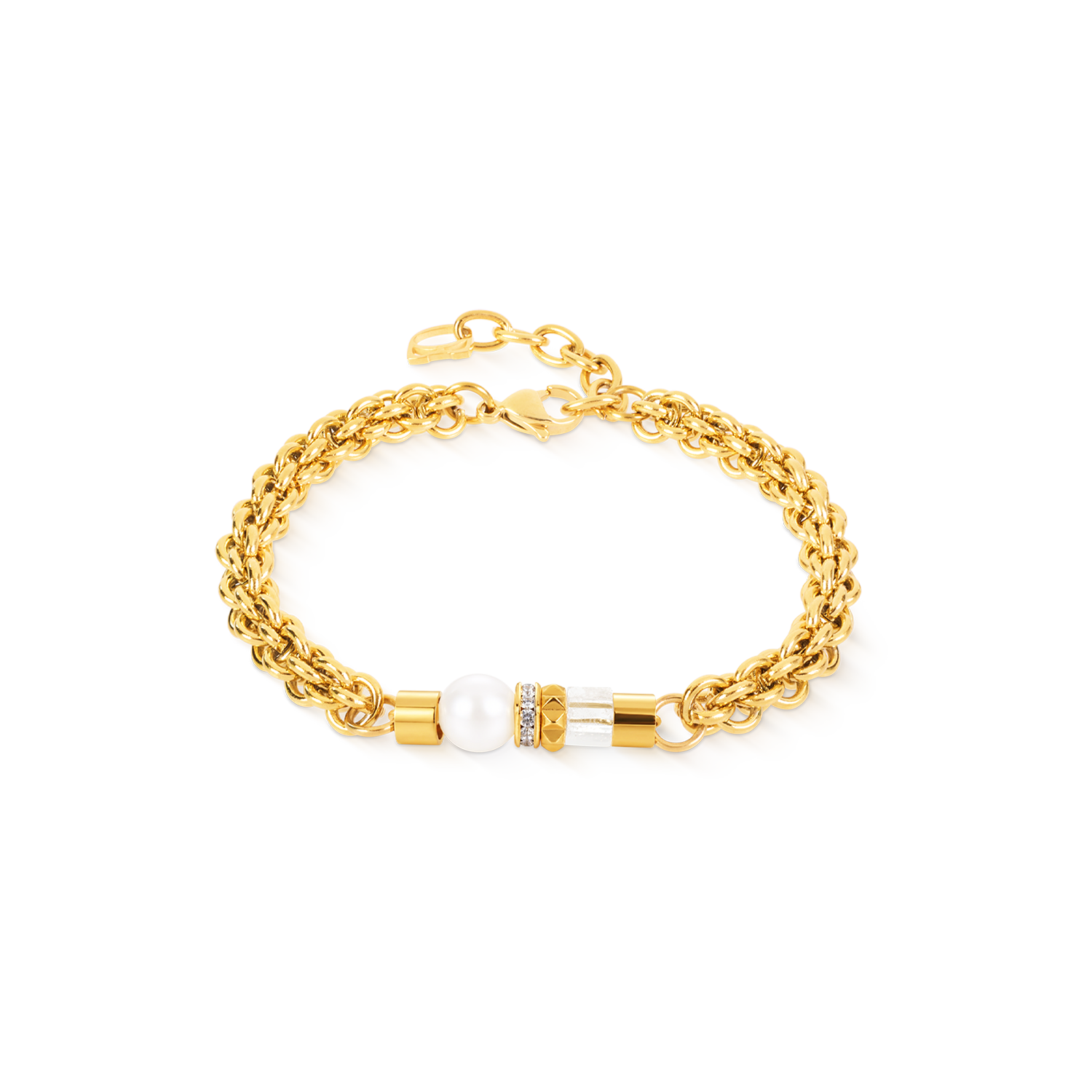 Structure Armband Gold