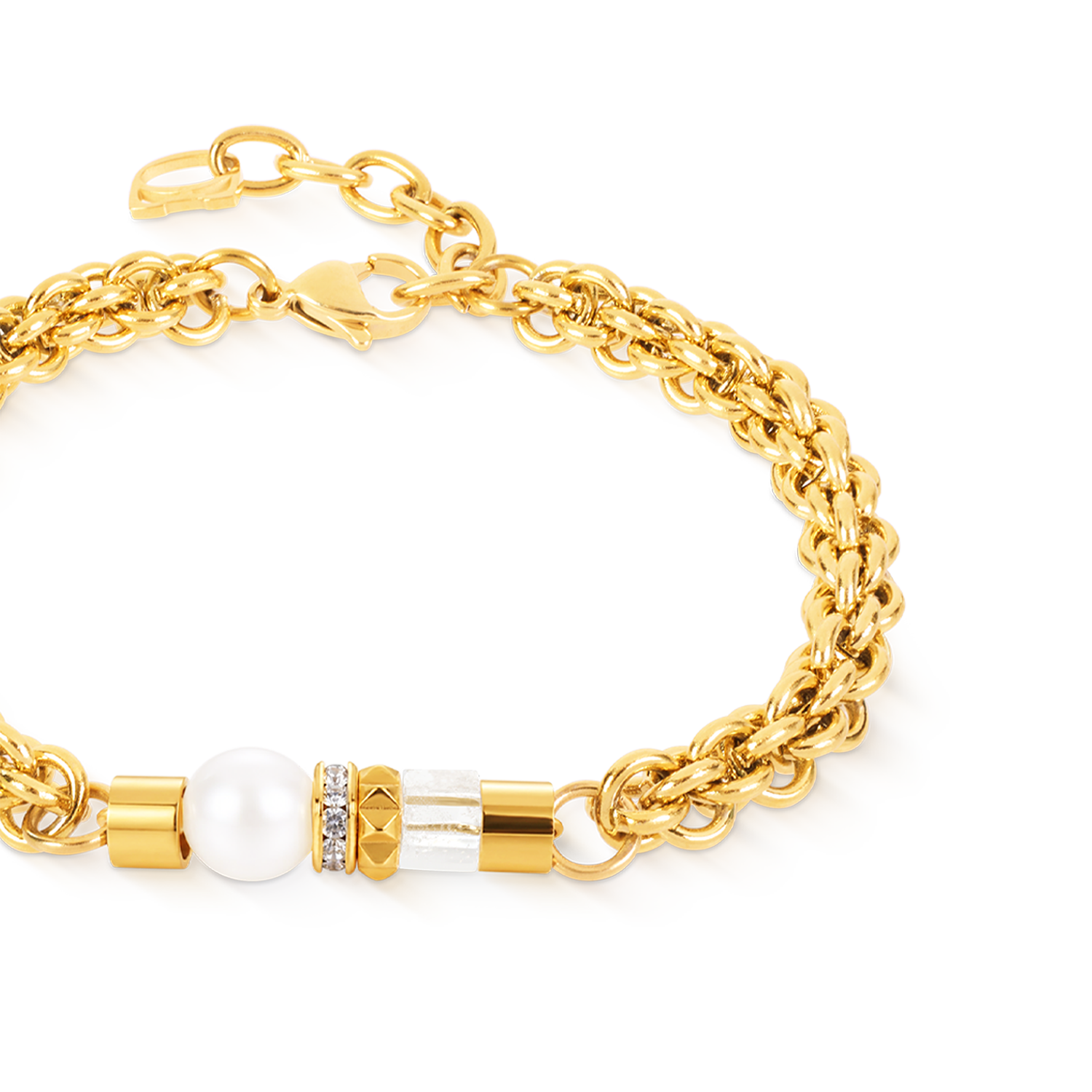 Structure Armband Gold