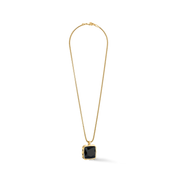 Halskette Amulett Spikes Square Onyx gold-Schwarz von COEUR DE LION