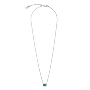 Birthstone Mai Halskette Grüner Achat Silber von COEUR DE LION