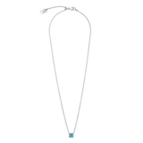 Birthstone Dezember Halskette Türkis Silber