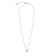 Birthstone Oktober Halskette Rosenquarz Silber von COEUR DE LION