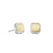 Birthstone November Ohrringe Citrin Silber von COEUR DE LION