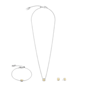 Birthstone November Ohrringe Citrin Silber von COEUR DE LION – im Set mit passenden Schmuckstücken