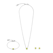 Birthstone August Ohrringe Grüner Jade Silber von COEUR DE LION – im Set mit passenden Schmuckstücken