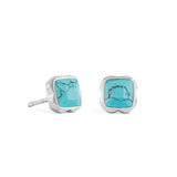 Birthstone Dezember Ohrringe Türkis Silber