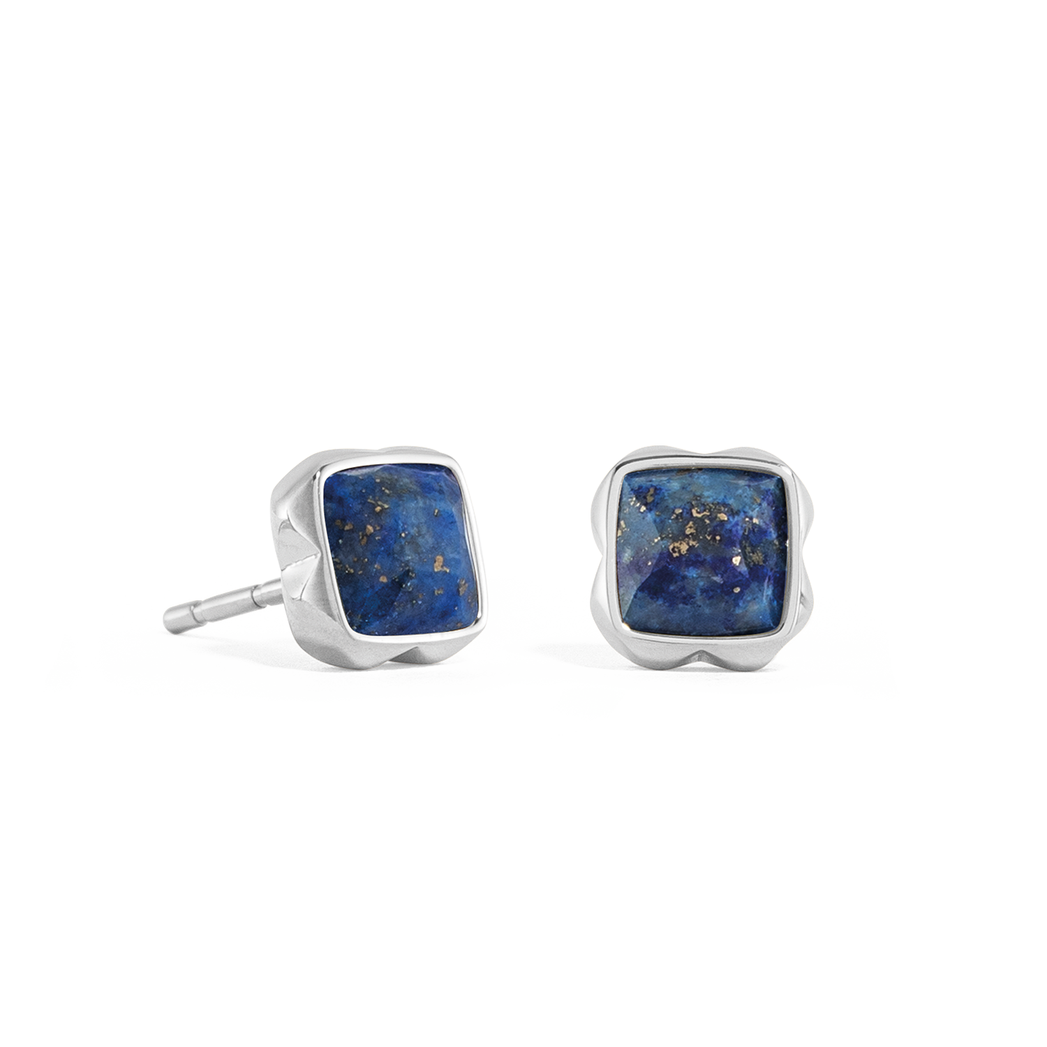 Birthstone September Ohrringe Lapislazuli Silber von COEUR DE LION