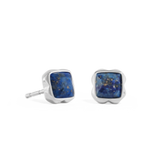 Birthstone September Ohrringe Lapislazuli Silber von COEUR DE LION