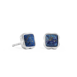 Birthstone September Ohrringe Lapislazuli Silber