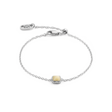 Birthstone November Armband Citrin Silber
