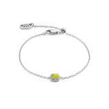 Birthstone August Armband Grüner Jade Silber