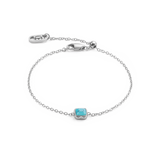 Birthstone Dezember Armband Türkis Silber