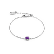 Birthstone Februar Armband Sugilith Silber von COEUR DE LION
