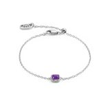Birthstone Februar Armband Sugilith Silber