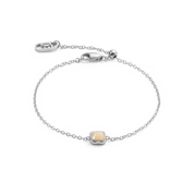 Birthstone Juni Armband Crème Jade Silber von COEUR DE LION