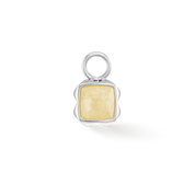 Birthstone November Charm Citrin Silber von COEUR DE LION