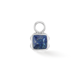 Birthstone September Charm Lapislazuli Silber