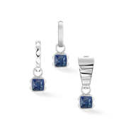 Birthstone September Charm Lapislazuli Silber von COEUR DE LION – Tragevariante