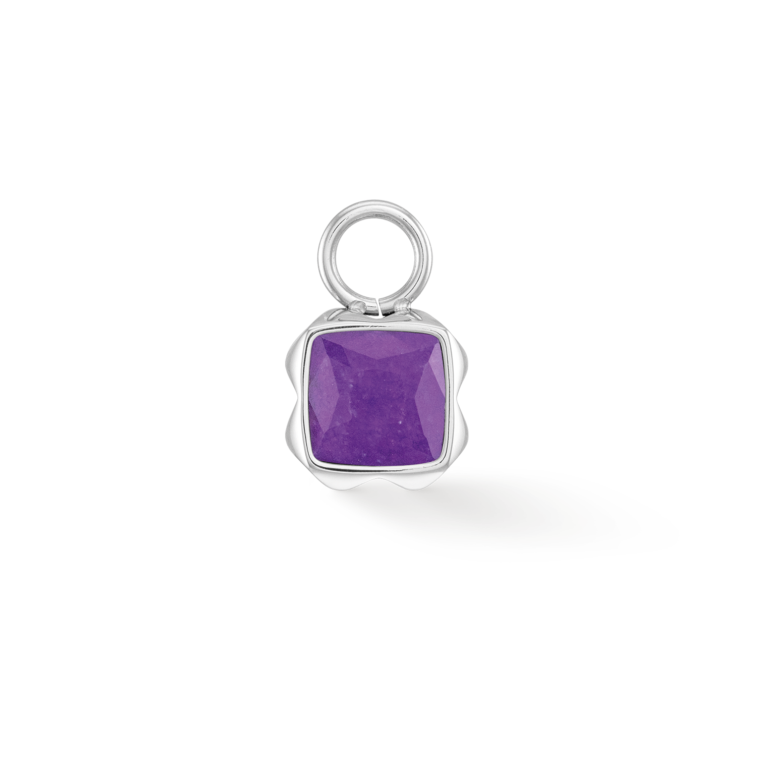 Birthstone Februar Charm Sugilith Silber von COEUR DE LION