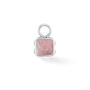 Birthstone Juli Charm Rhodochrosit Silber von COEUR DE LION