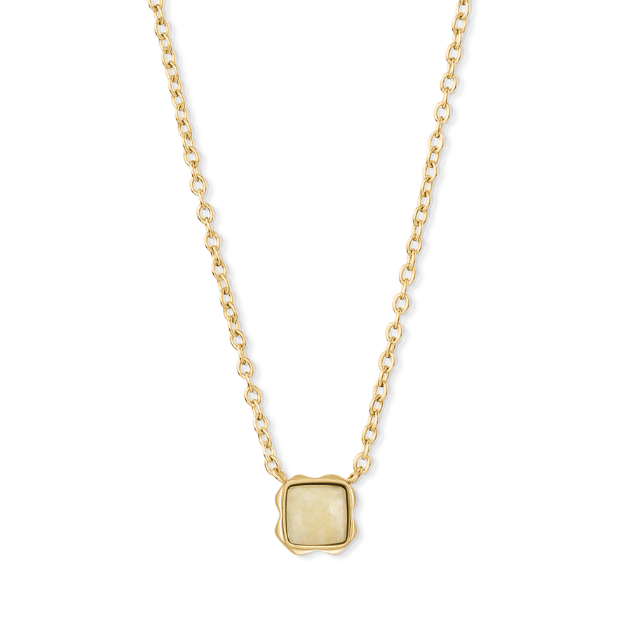 Birthstone November Halskette Citrin Gold