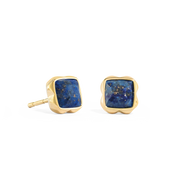 Birthstone September Ohrringe Lapislazuli Gold von COEUR DE LION