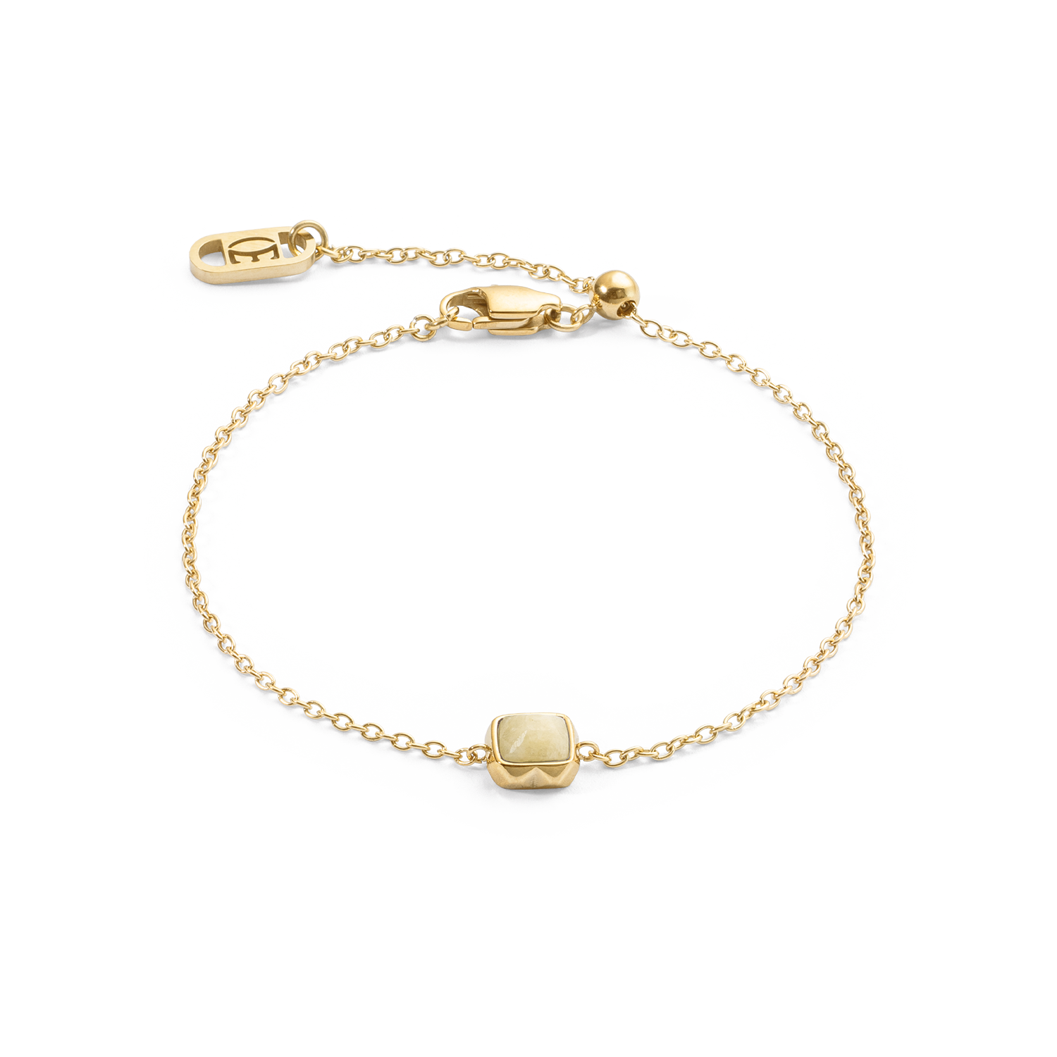 Birthstone November Armband Citrin Gold von COEUR DE LION