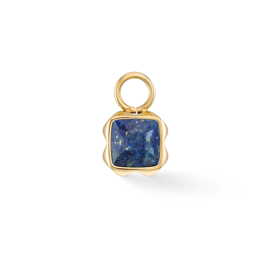 Birthstone September Charm Lapislazuli Gold