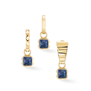 Birthstone September Charm Lapislazuli Gold von COEUR DE LION – Tragevariante