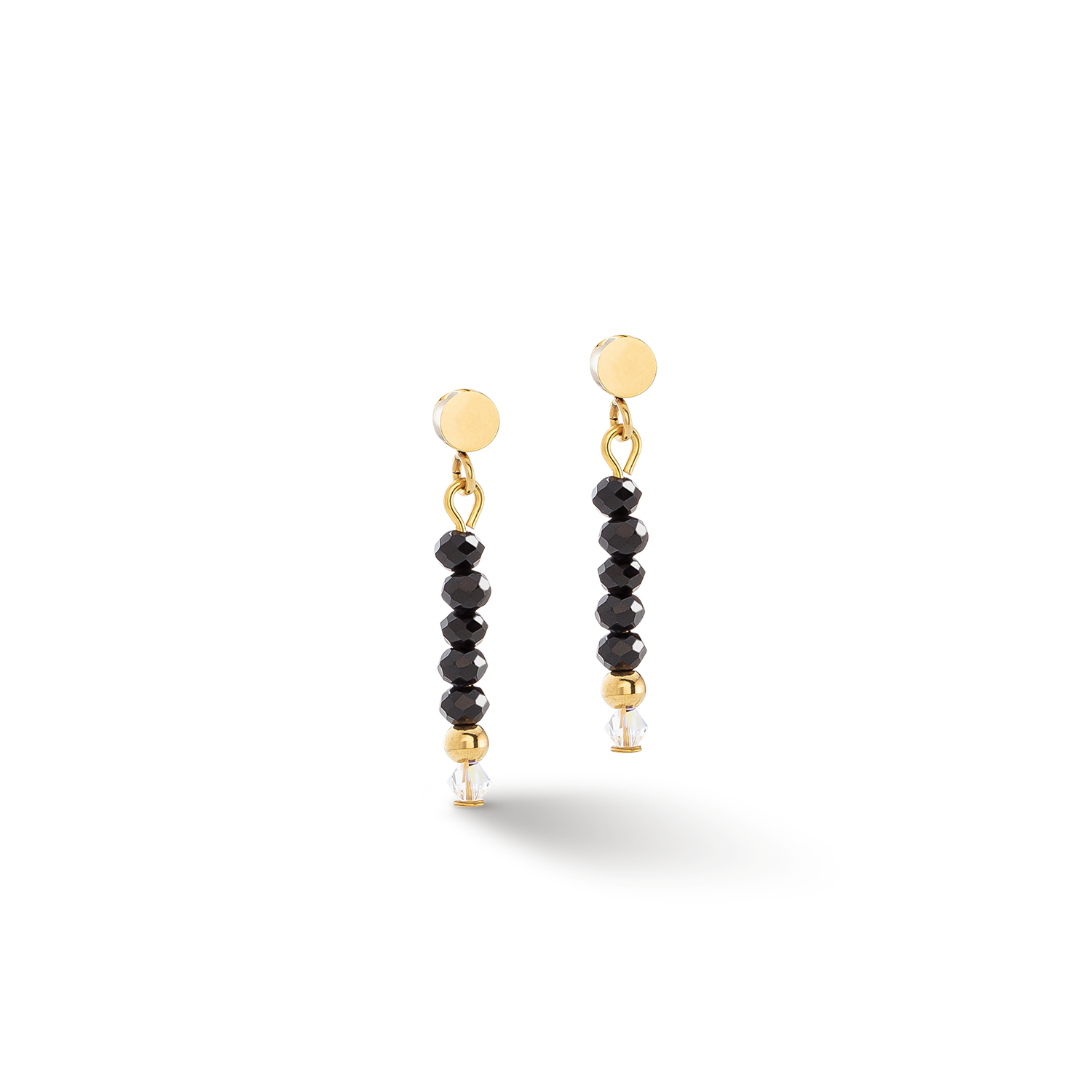 Ohrringe Little Twinkle gold-schwarz