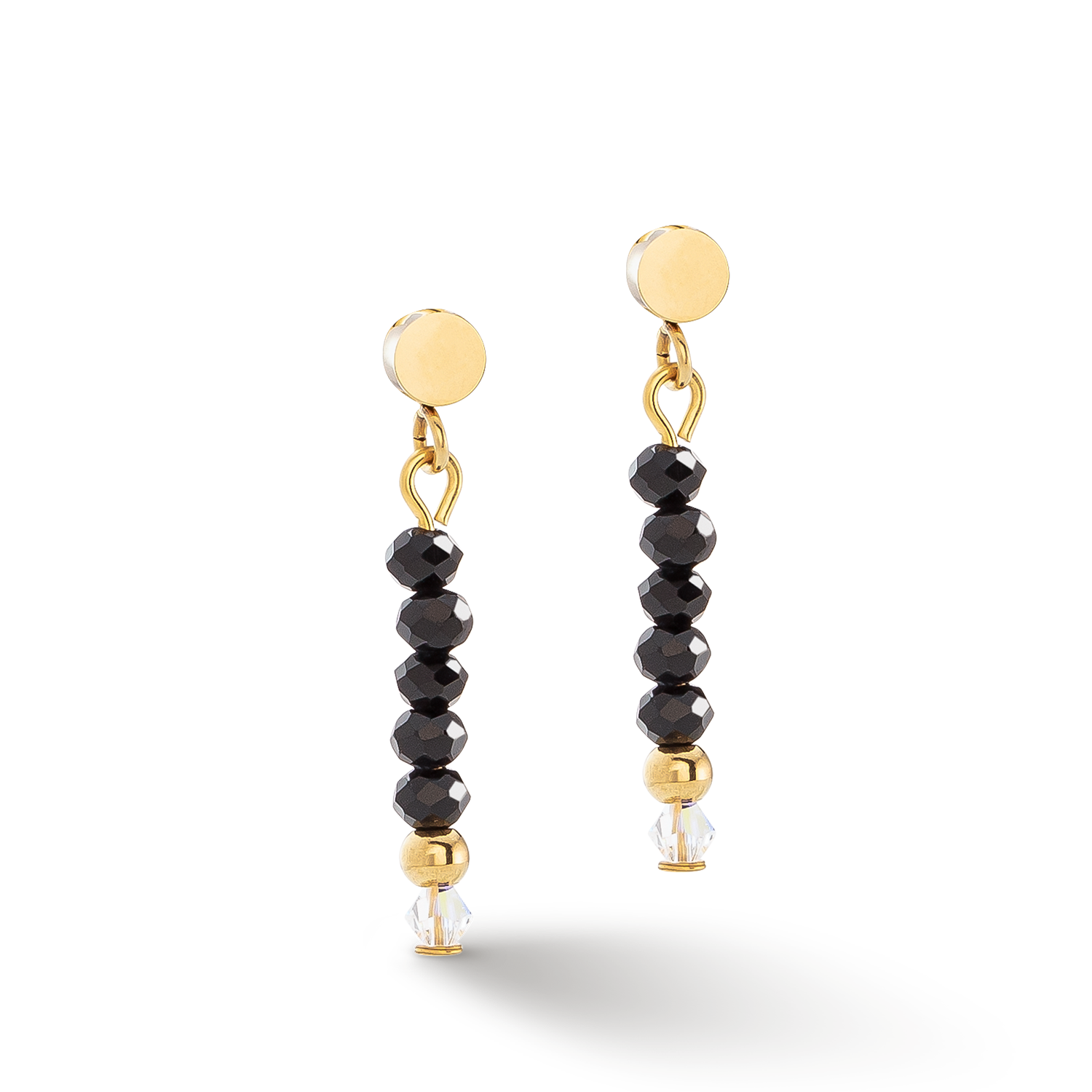 Ohrringe Little Twinkle gold-schwarz