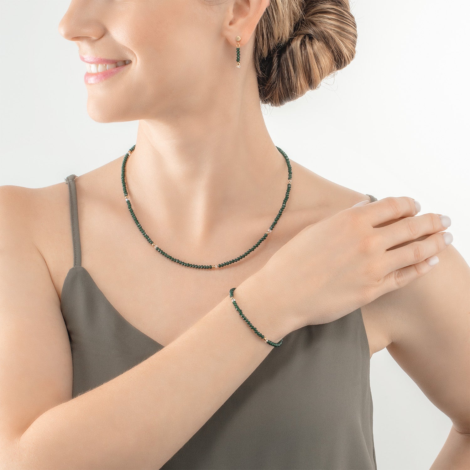 Armband Little Twinkle gold-dunkelgrün